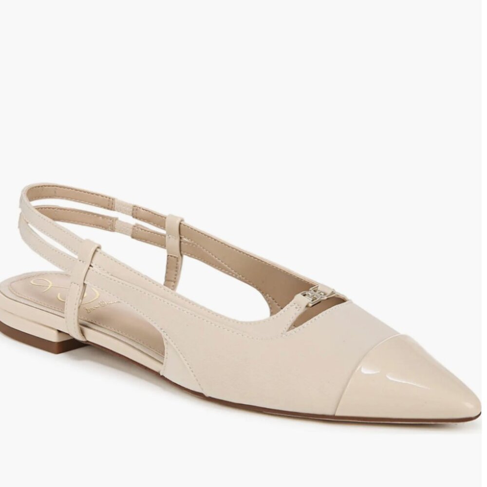 Sam Edelman Cecilia Slingback, size 6, color Alpine Ivory